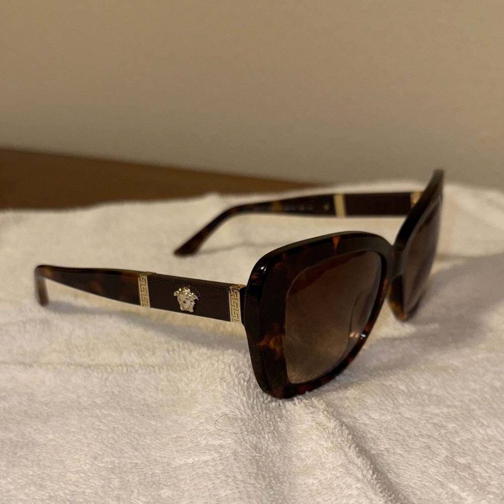 Versace Brown Tortoise Sunglasses